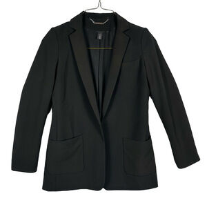 White House Black Market Black Women Blazer Sports Coat Size 8